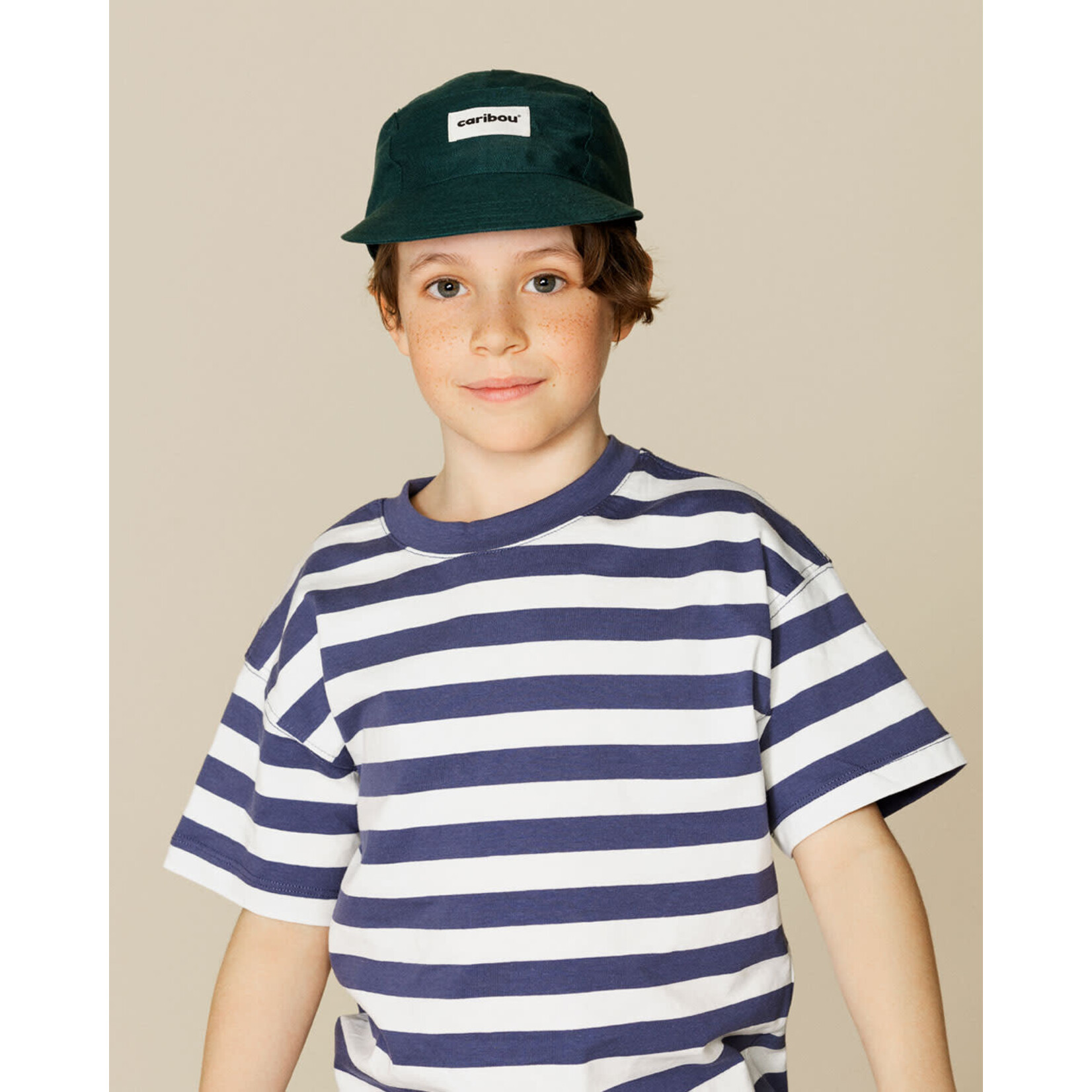 Caribou CARIBOU - Casquette souple en lin - Sapin