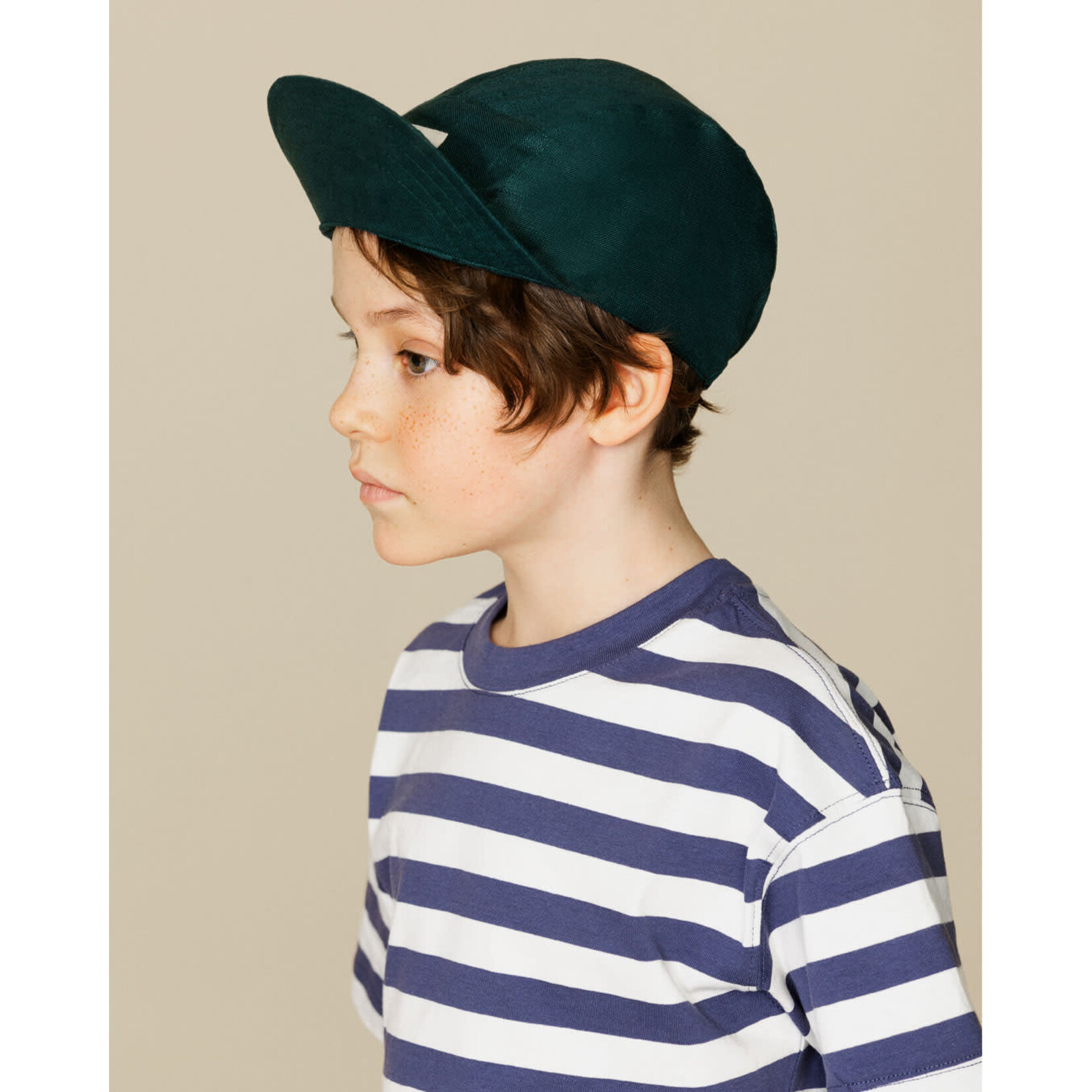 Caribou CARIBOU - Casquette souple en lin - Sapin