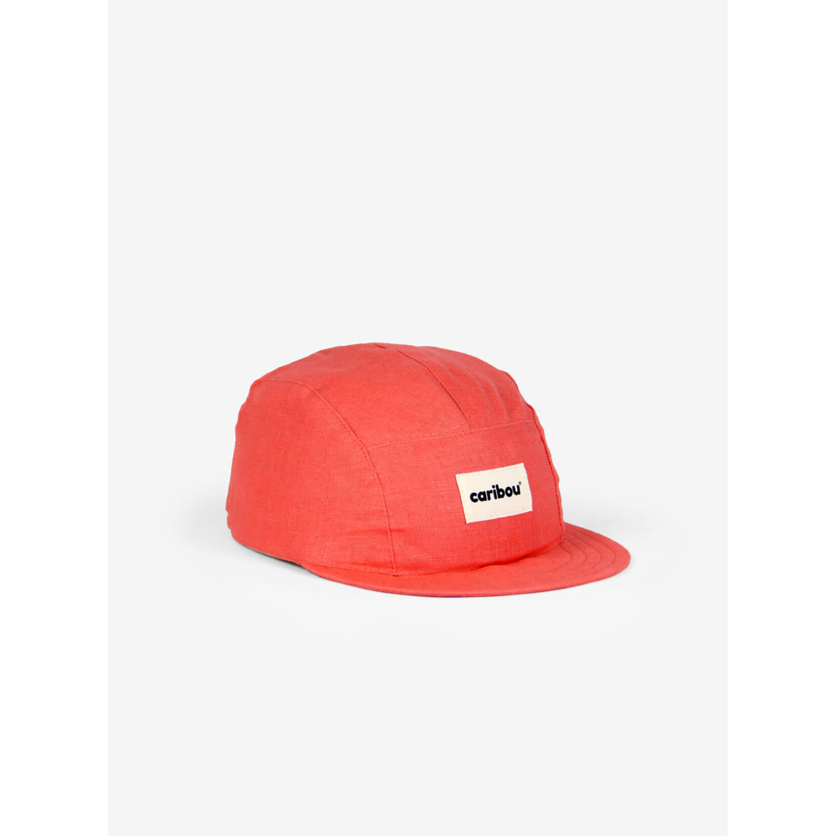 Caribou CARIBOU - Casquette souple en lin - Pamplemousse