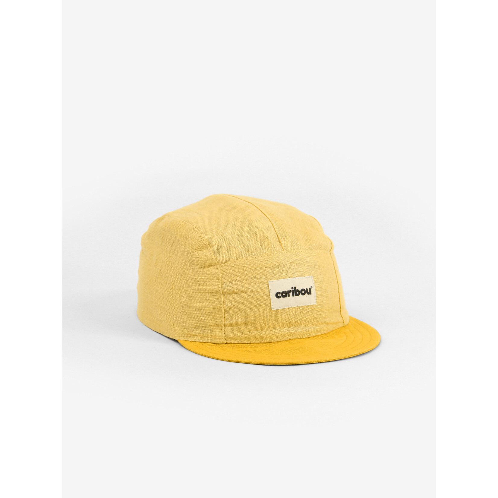 Caribou CARIBOU - Casquette souple en lin  - Duo Jaune