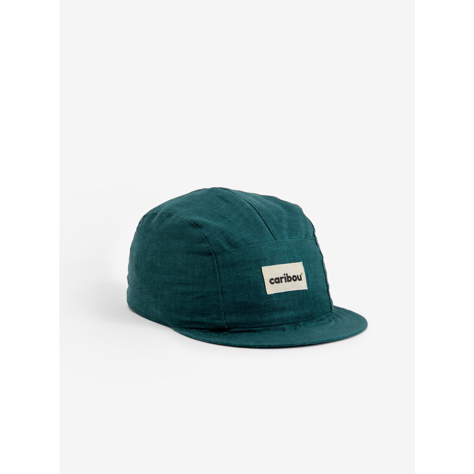 Caribou CARIBOU - Soft Linen Cap - Dark Green - 'Sapin'