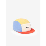 Caribou CARIBOU - Soft Linen Cap Colourblock - Acrobate - Mustard, Light blue and coral