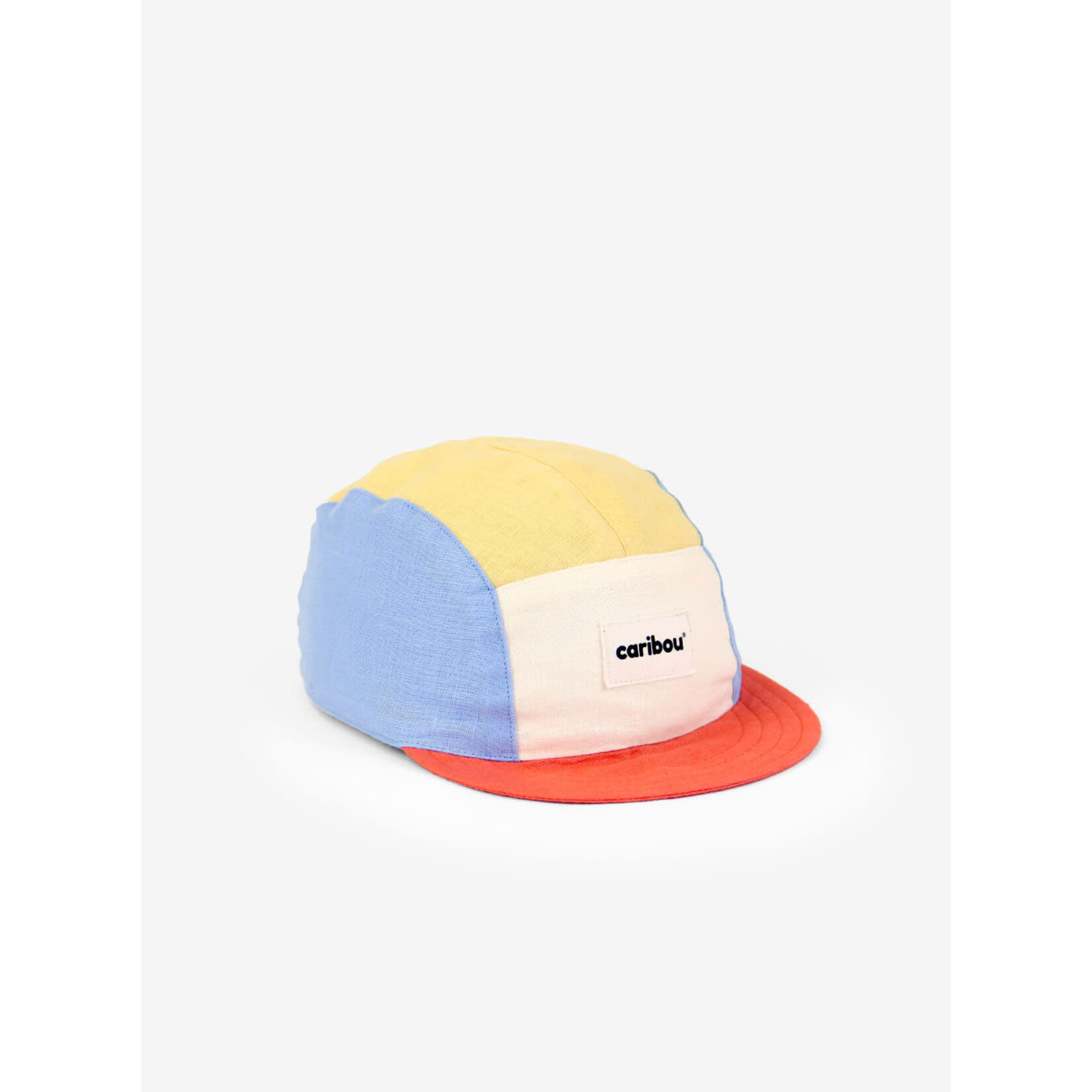 Caribou CARIBOU - Casquette souple en lin colourblock  - Acrobate