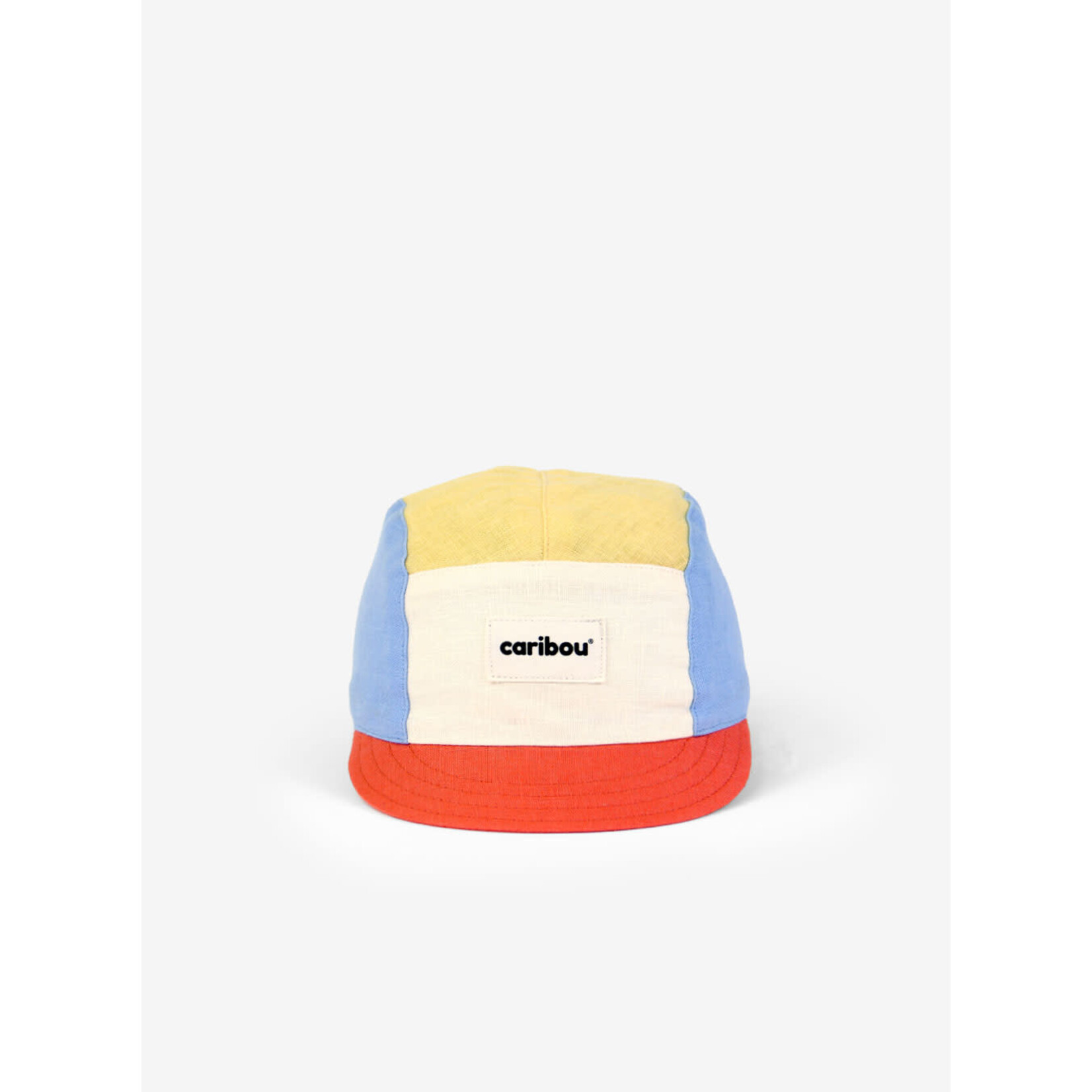 Caribou CARIBOU - Casquette souple en lin colourblock  - Acrobate