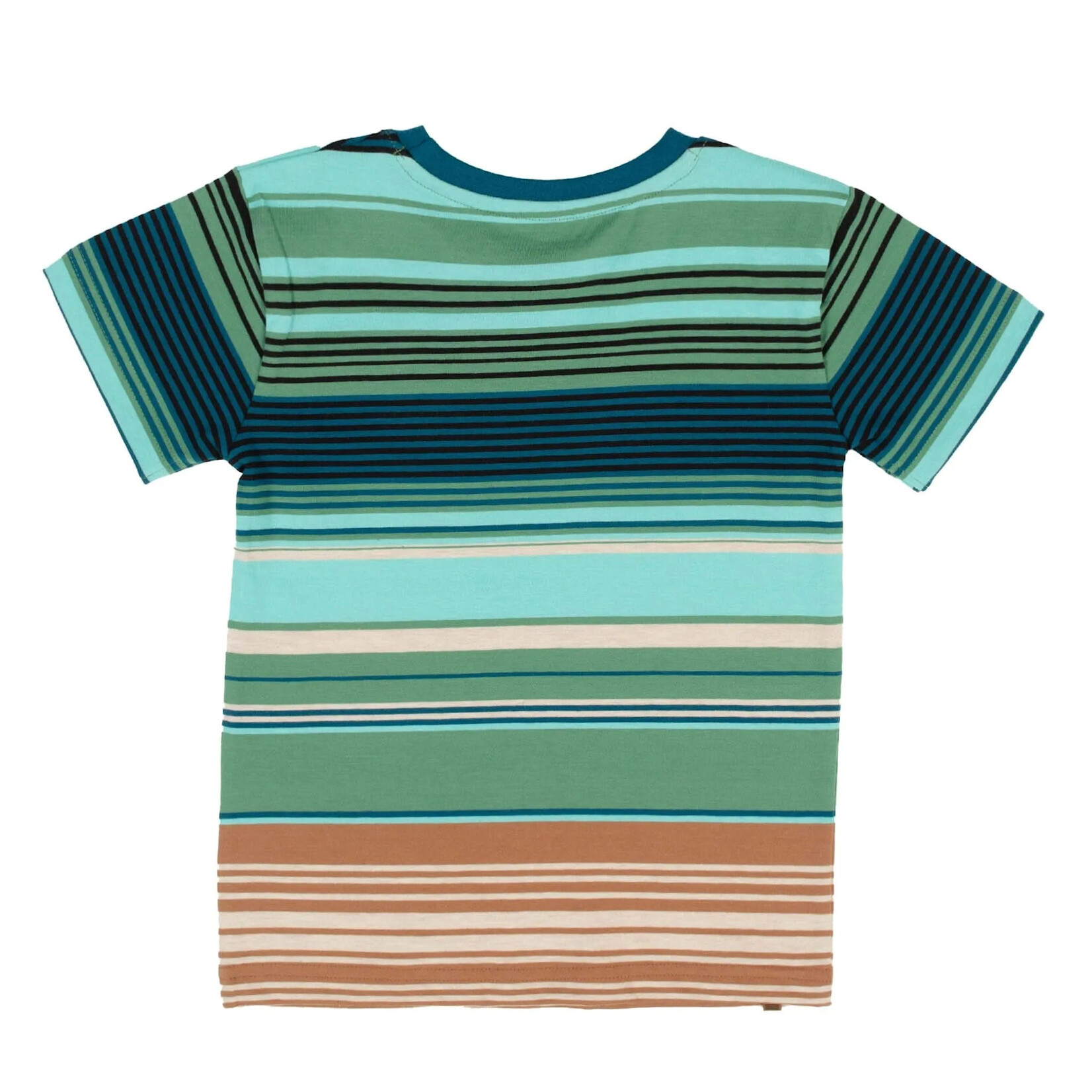 Nanö NANÖ - T-shirt à manches courtes avec rayures - Menthe- Skate- '360 degrés'