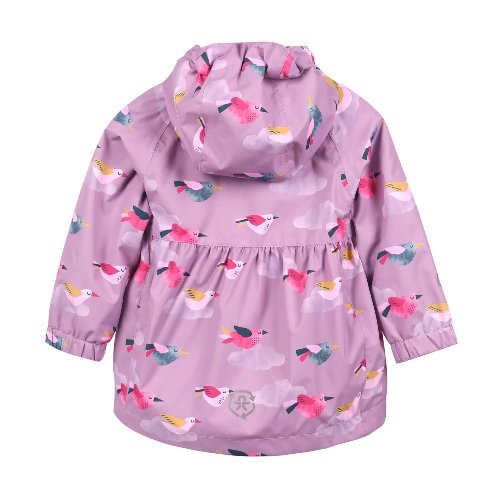 Color Kids COLOR KIDS - Light-weight wind and water-proof jacket with bird print