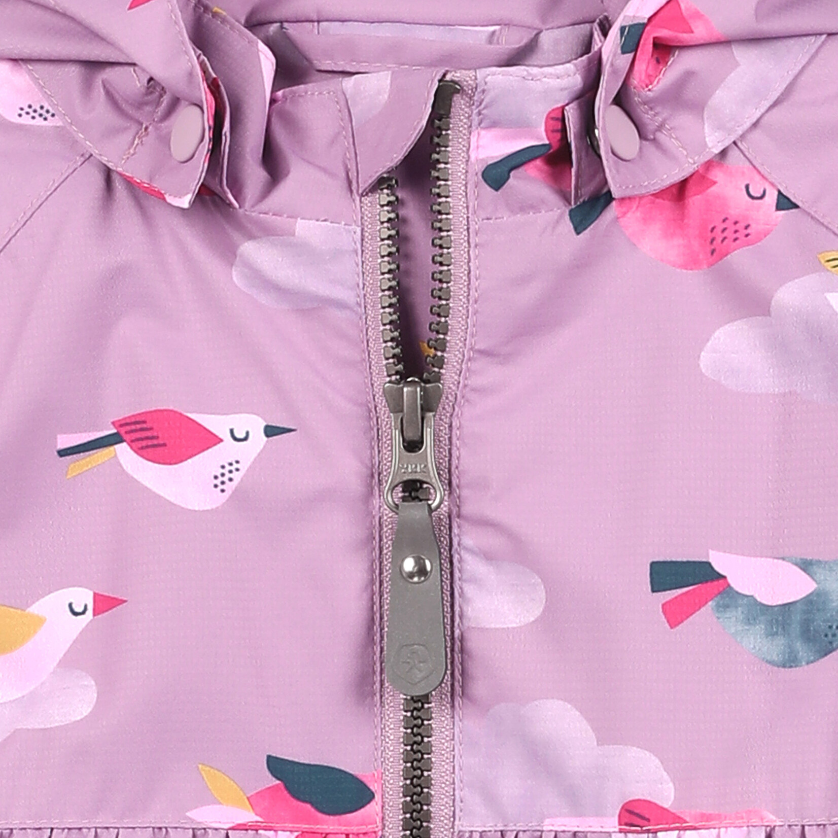 Color Kids COLOR KIDS - Light-weight wind and water-proof jacket with bird print