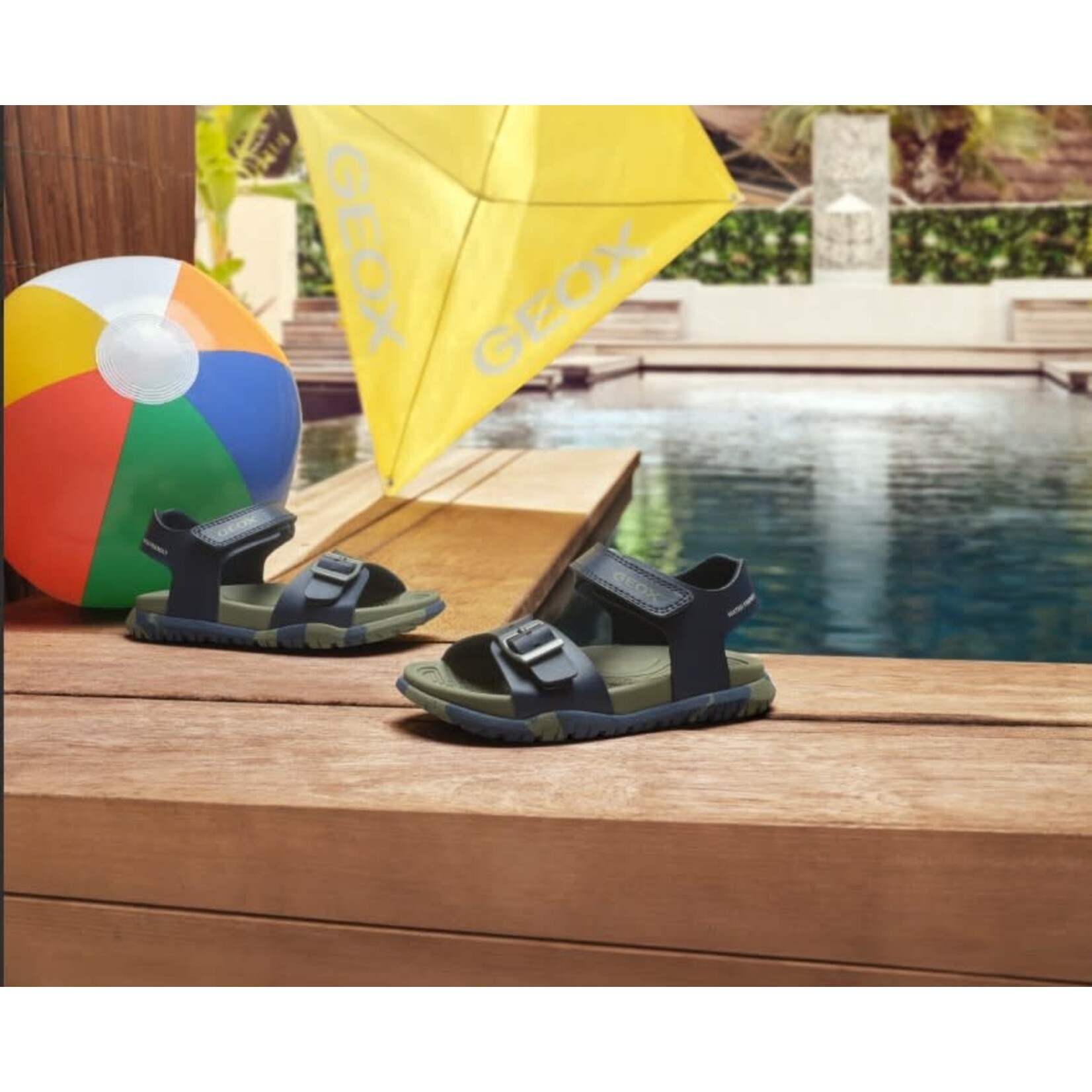 Geox GEOX - Sandales à orteils ouverts 'J Sandal Fusbetto - Navy/Military'