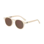 Babiators BABIATORS - Children's Sunglasses 'Keyhole - Cream with turquoise blue mirrored glasses -- Sweet cream'