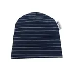 Tirigolo TIRIGOLO - Tuque de coton mi-saison - Bleu marine rayé blanc