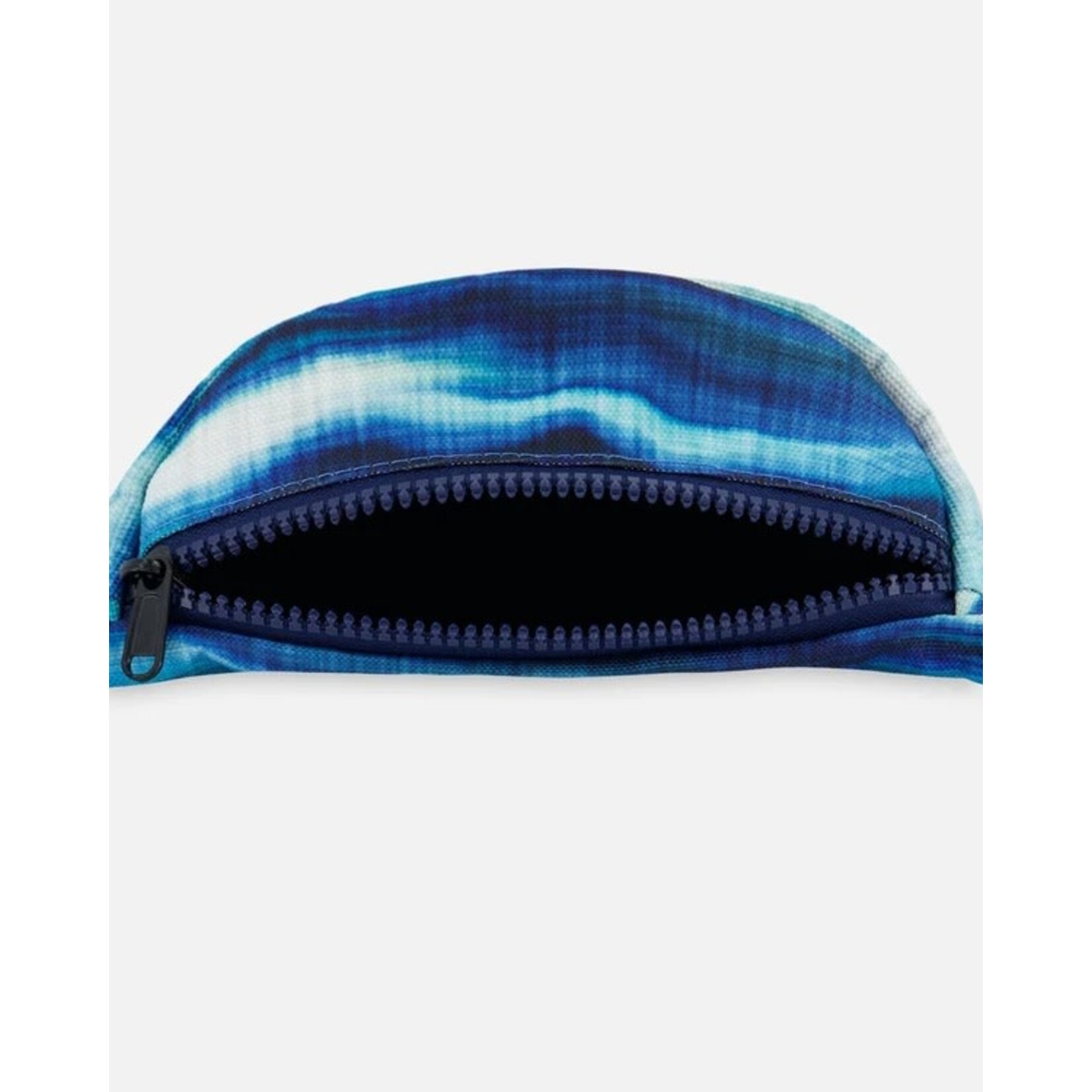 Deux par Deux DEUX PAR DEUX - Black fanny pack with blue waves