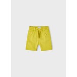 Mayoral MAYORAL - Short en coton sergé couleur jaune moutarde avec cordon