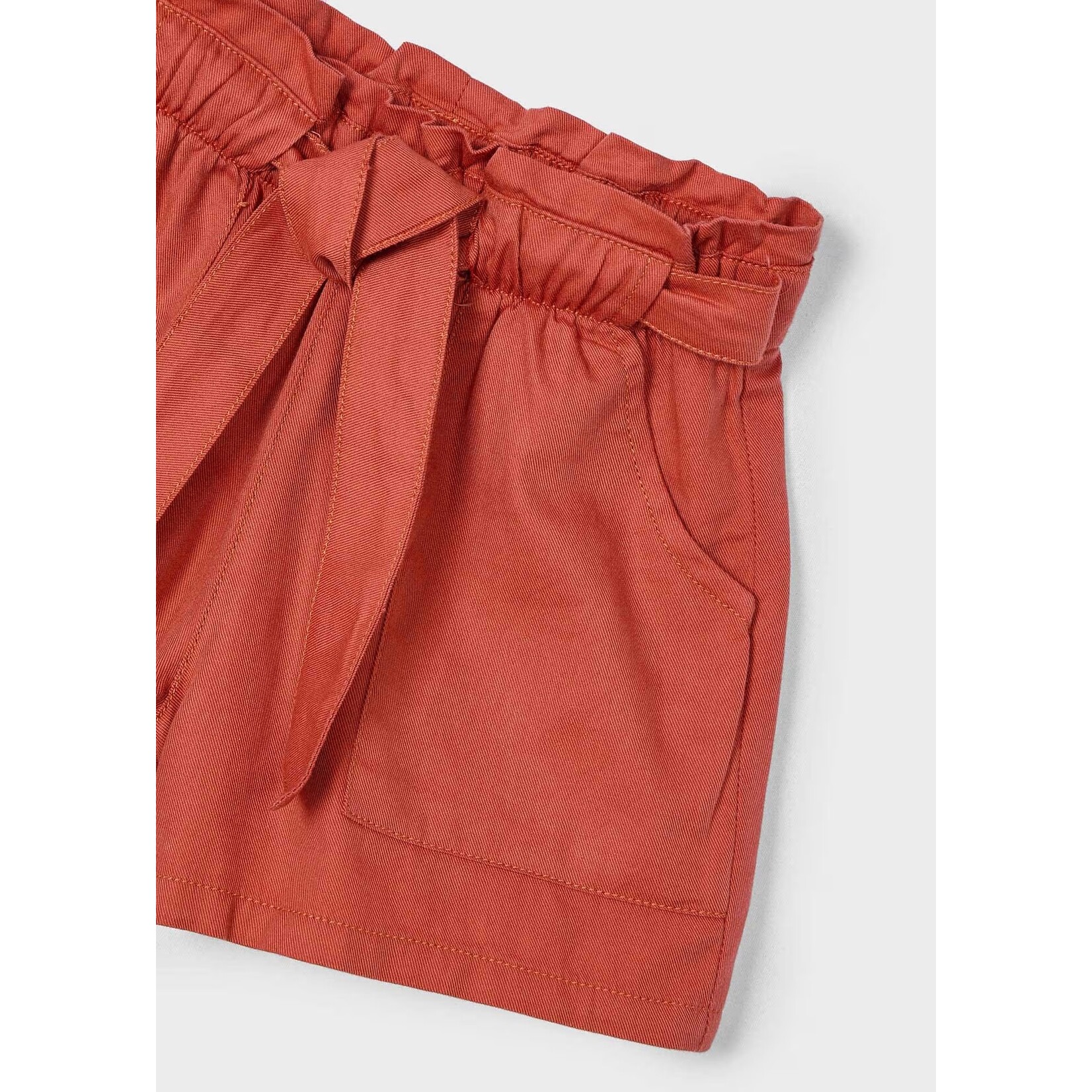 Mayoral MAYORAL - Brick Red Shorts with Drawstring