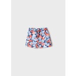 Mayoral MAYORAL - Short maillot bleu marine avec imprimé de formes géométriques bleu et rouge