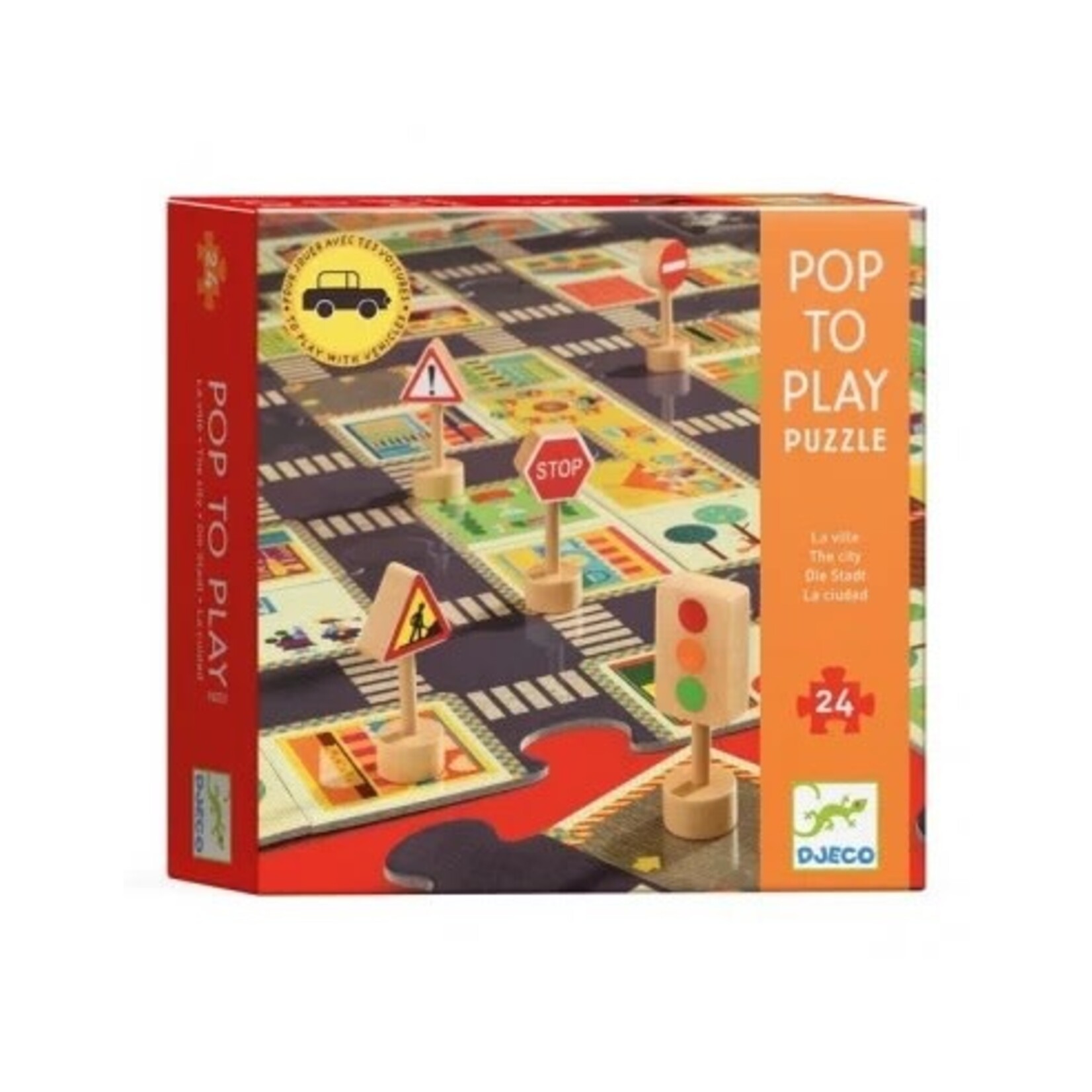 Djeco DJECO - Giant puzzle ''The city''
