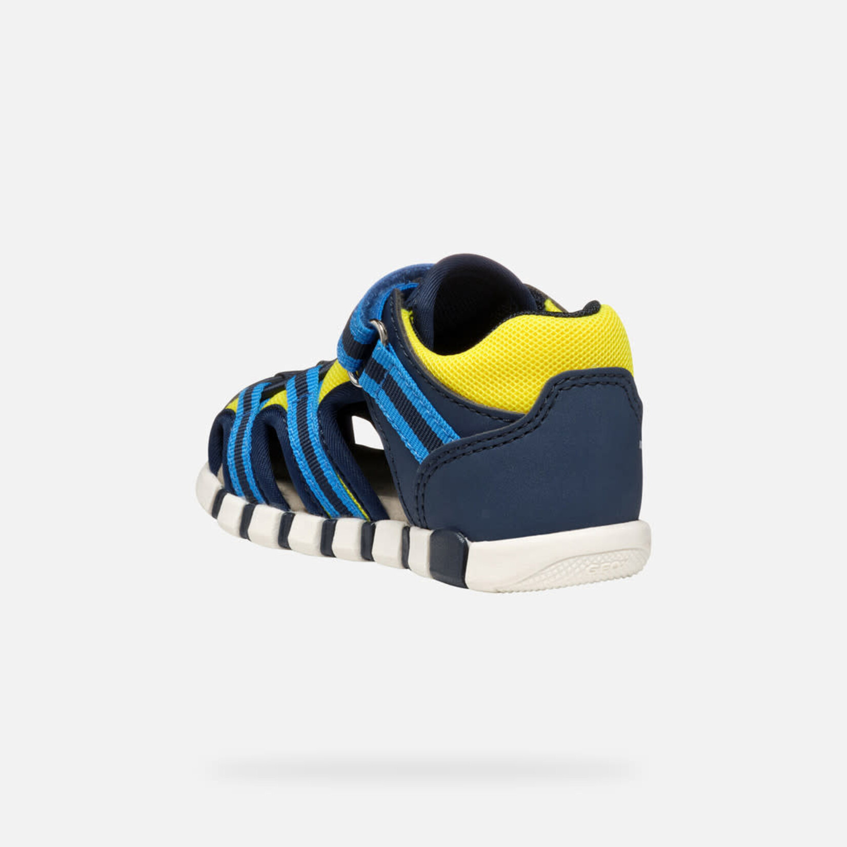 Geox GEOX -Sandales résistante à l'eau 'Iupidoo - Navy - Fluo Yellow'