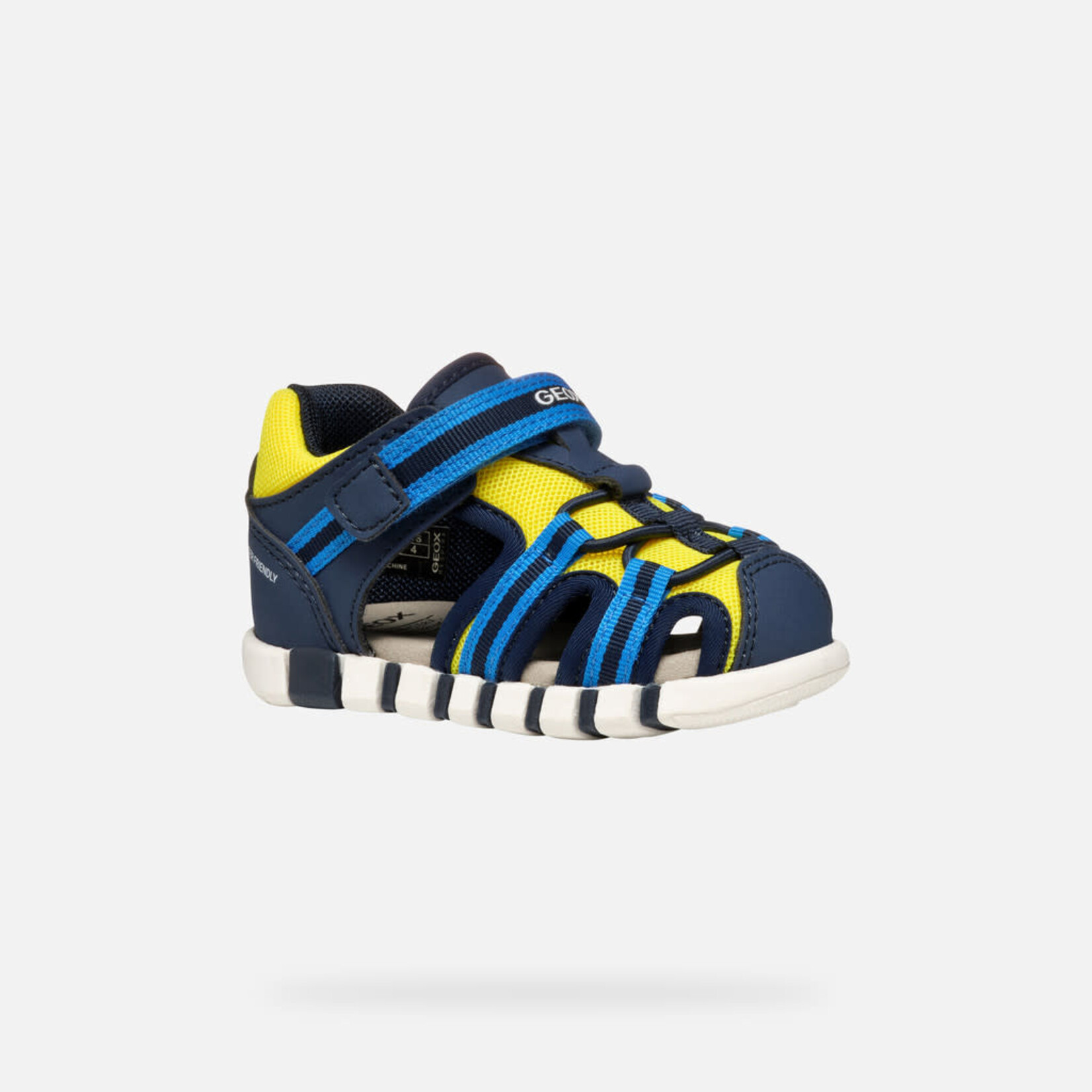 Geox GEOX -Sandales résistante à l'eau 'Iupidoo - Navy - Fluo Yellow'
