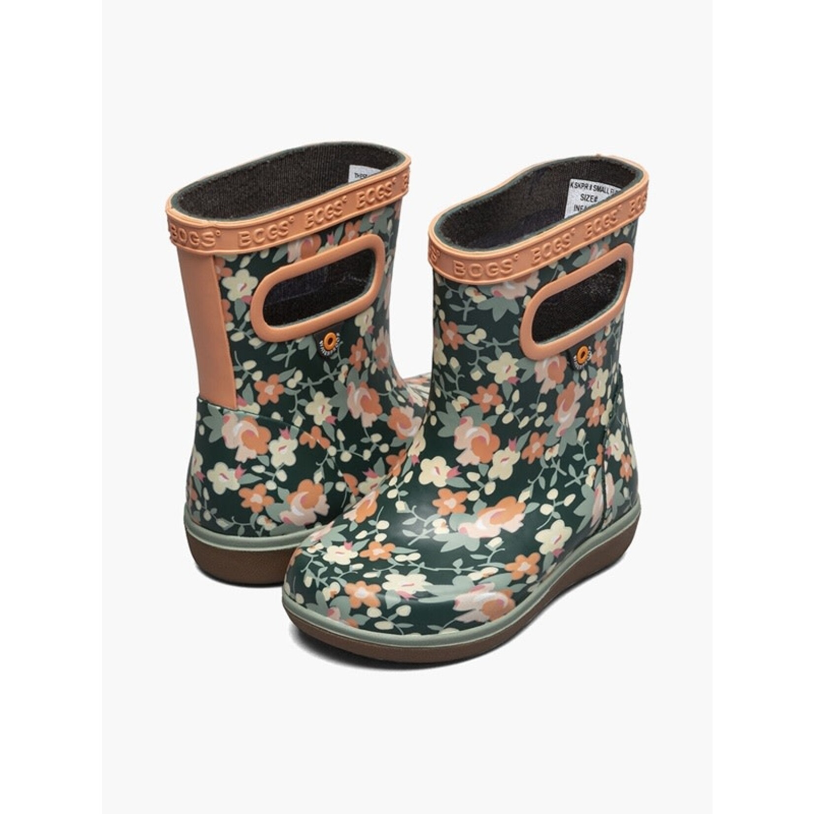 BOGS BOGS - Bottes de pluie 'Skipper - Solid  Emerald Flowers''