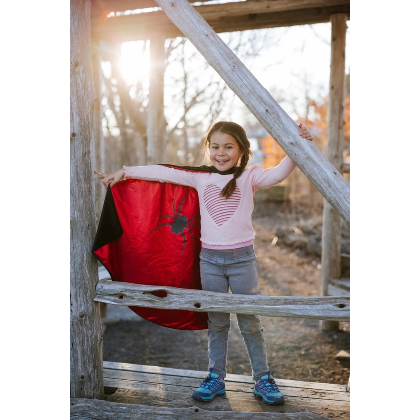 Great Pretenders GREAT PRETENDERS - Reversible Spider/Bat Flowing Cape
