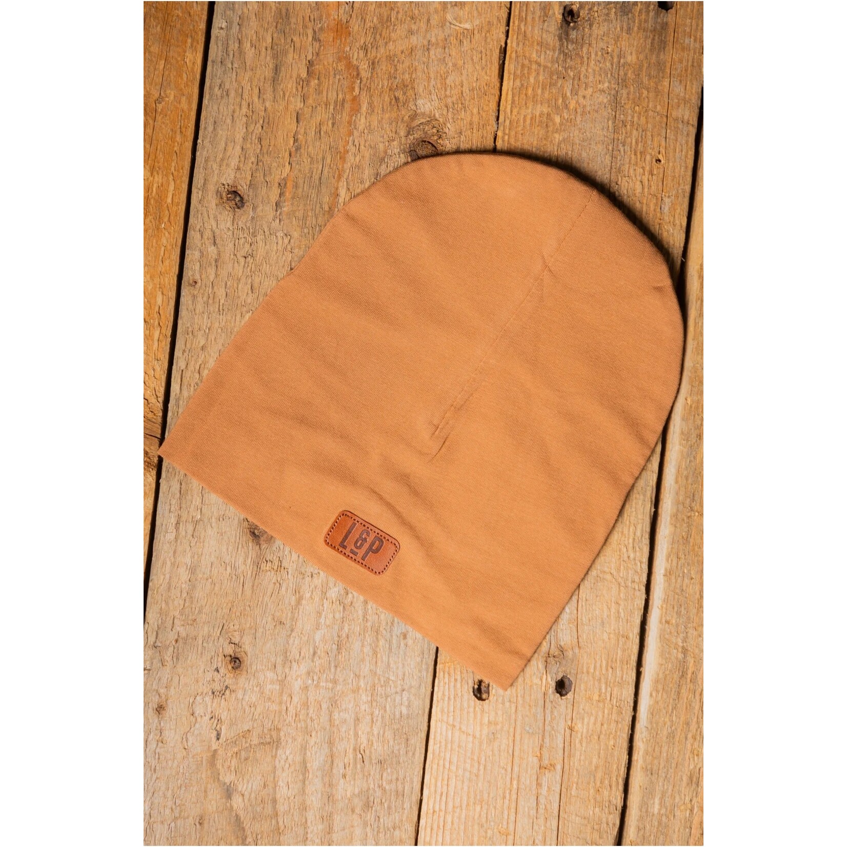L&P  L&P - Mid-season cotton beanie - 'Boston / Caramel'