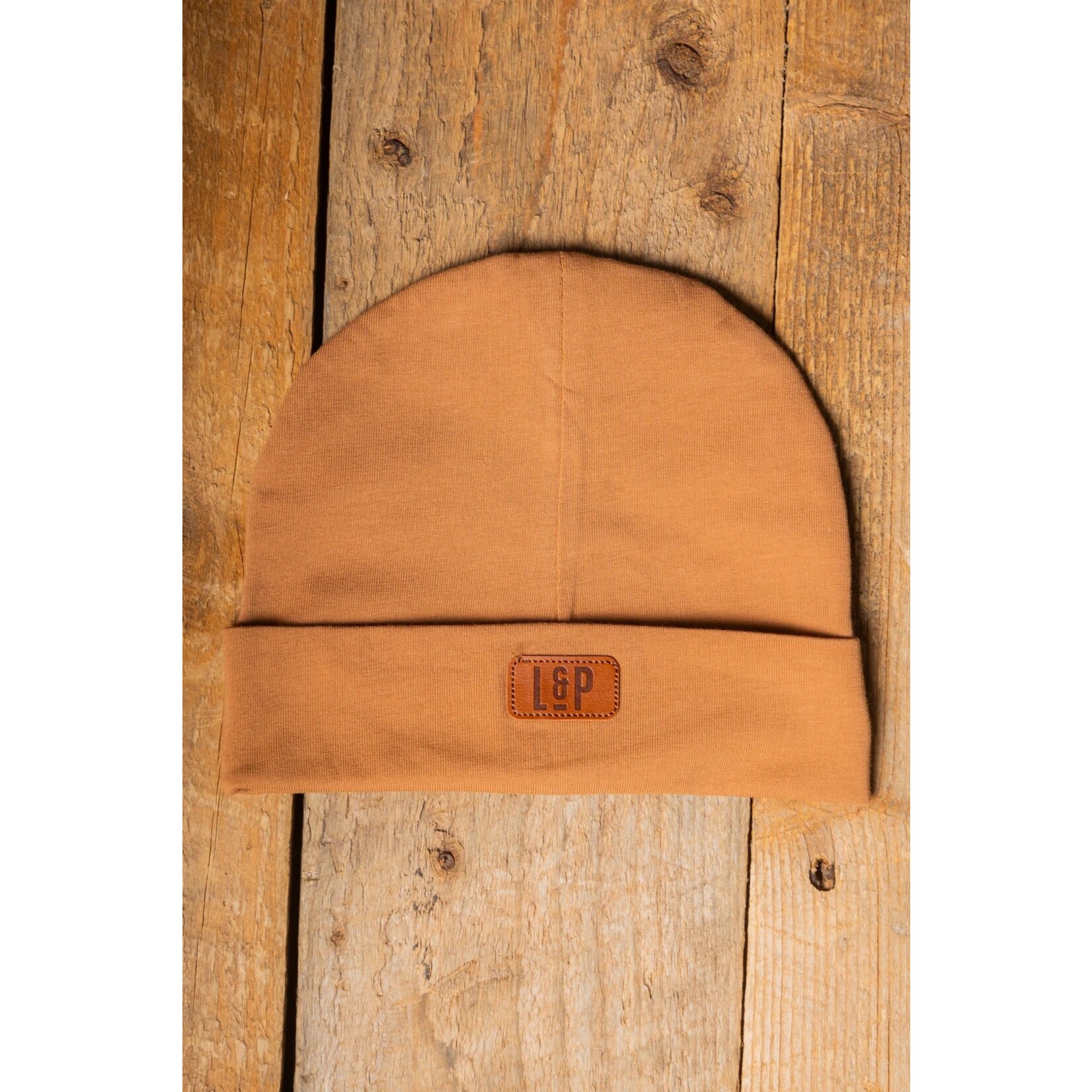 L&P  L&P - Mid-season cotton beanie - 'Boston / Caramel'