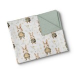 Olé Oops Oops - Minky Baby Blanket - Lapins mignons