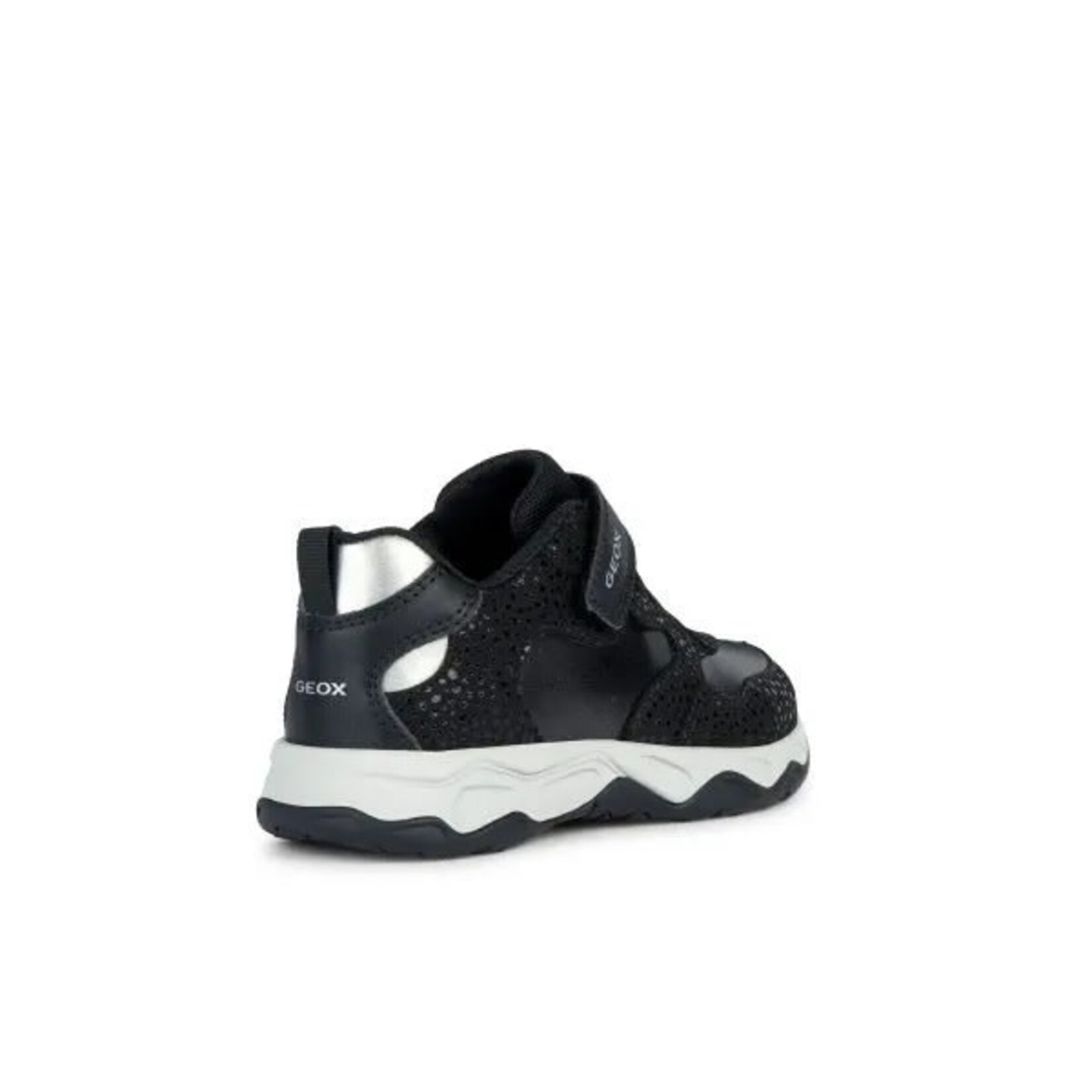 Geox GEOX - Shimmery Sneakers 'Calco - Navy/Dark Silver'