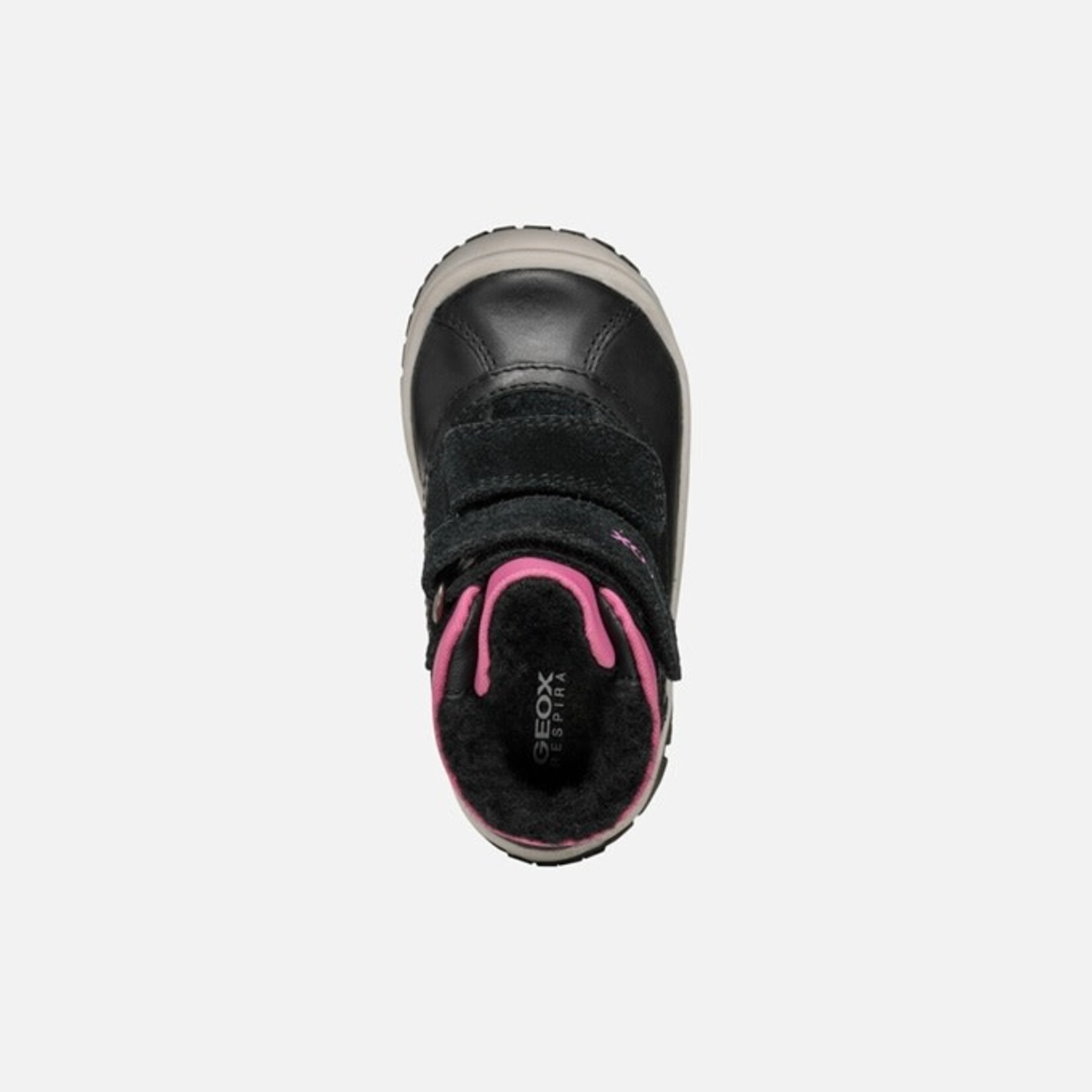 Geox GEOX - Bottes mi-saison avec doublures et imperméables 'Omar - Suède et nylon - Noir/Fuchsia