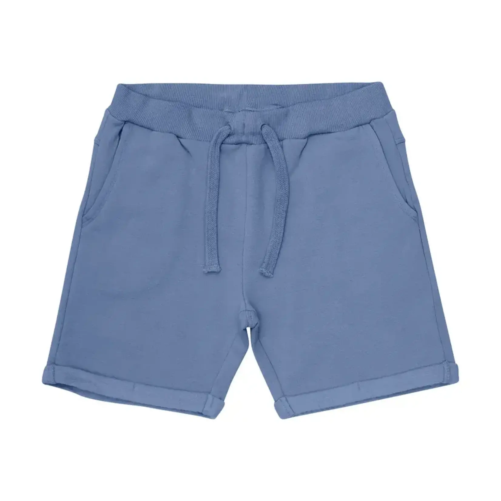 Minymo MINYMO- Duo de shorts en coton molletonné bleu marine et bleu email