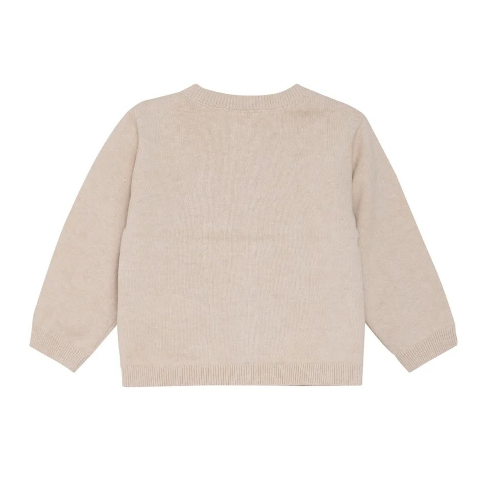 Minymo MINYMO - Knit Cardigan with Flower Print