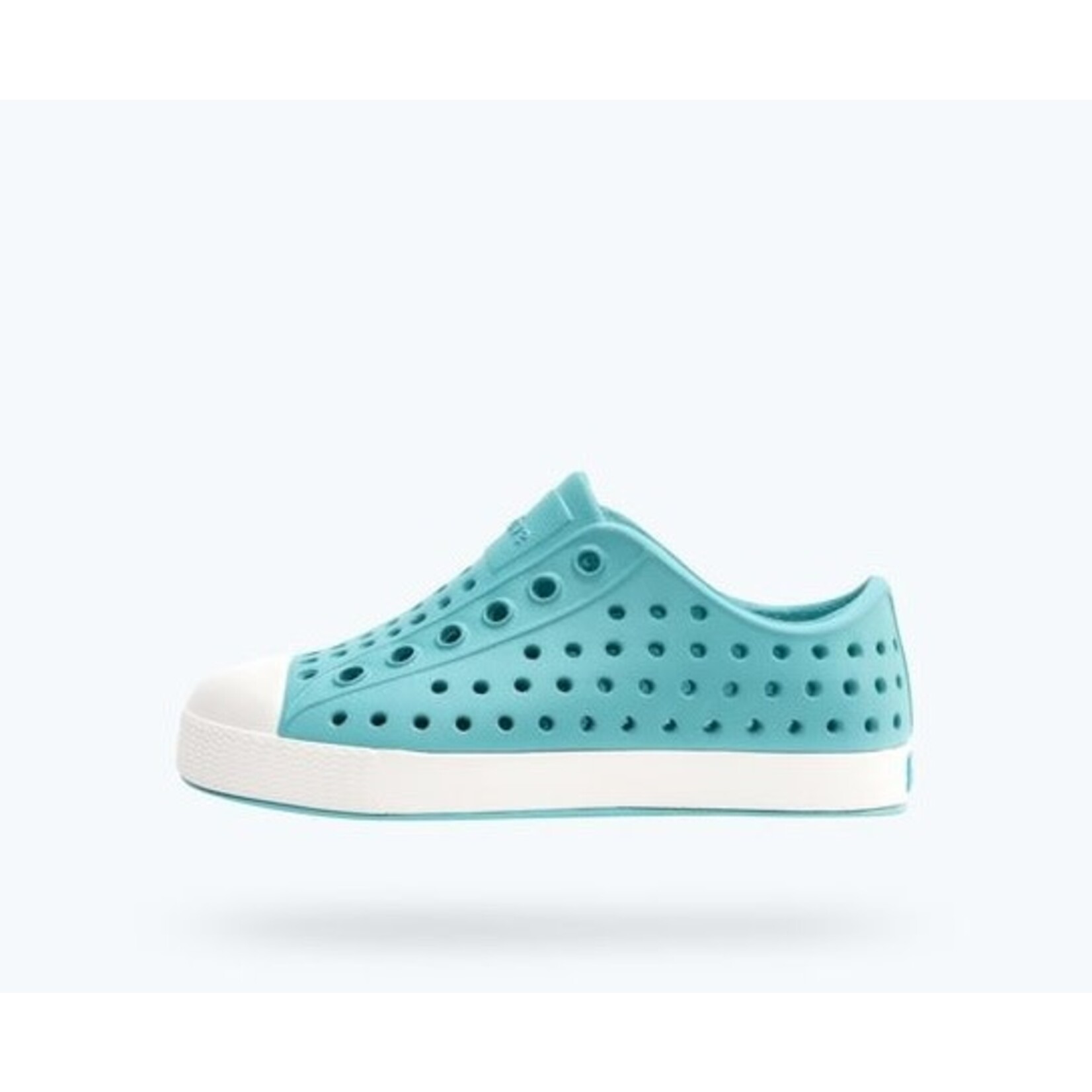 Native NATIVE - Chaussures d'eau/sandales 'Jefferson - Pool Blue / Shell White'