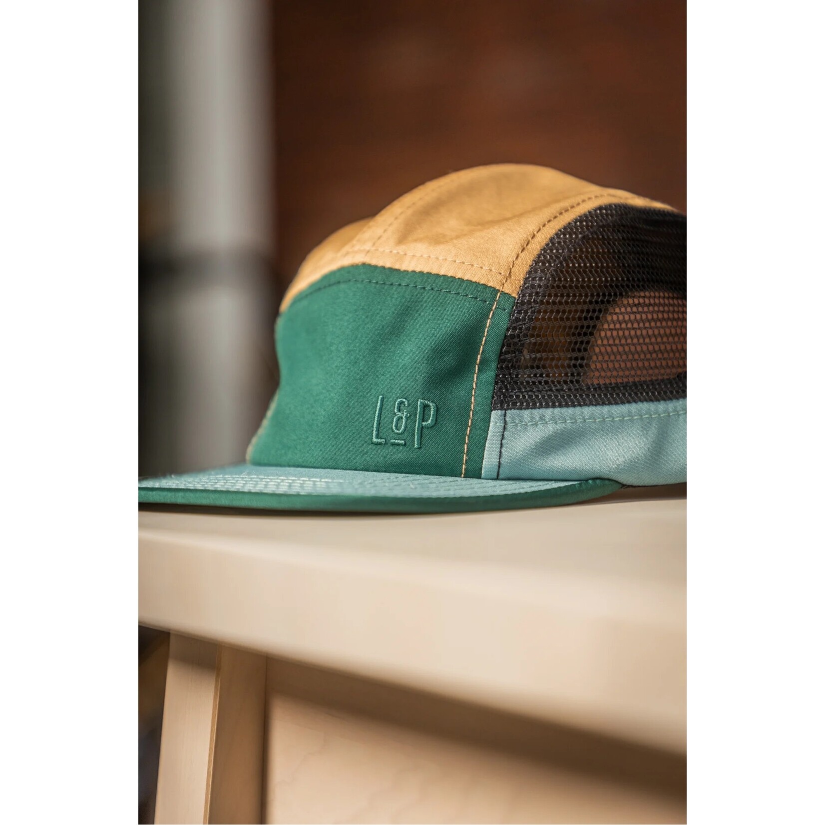 L&P L&P - Cap with Mesh 'Ohio - Yin Yang Fit / Tan'