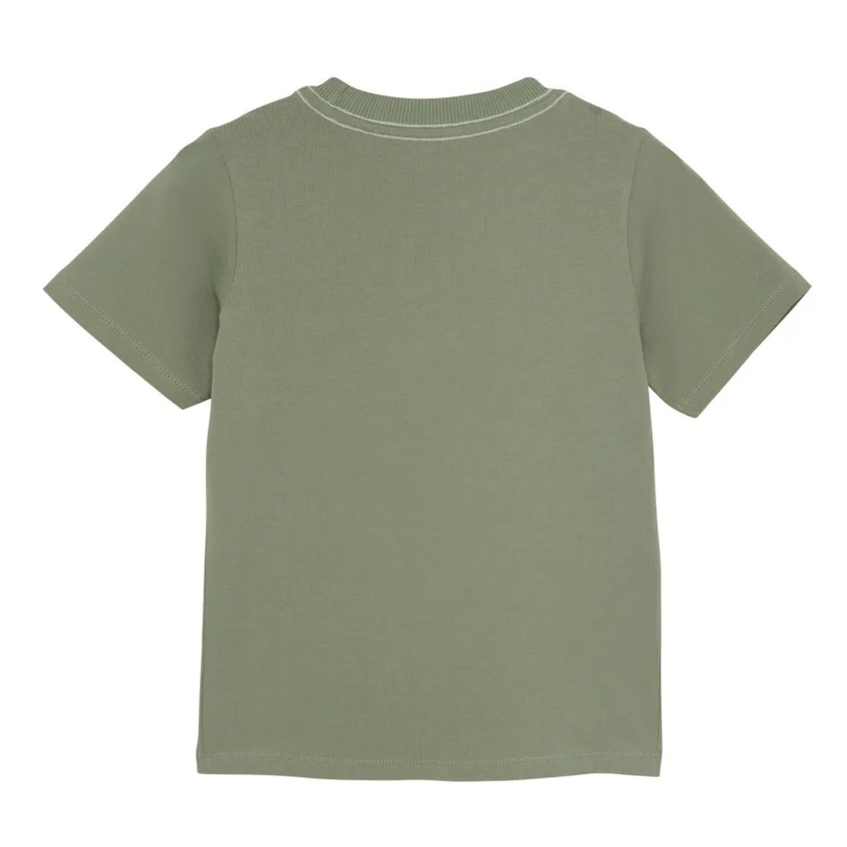 Minymo MINYMO - T-shirt vert avec dino à paillettes réversibles