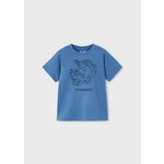 Mayoral MAYORAL - Embossed Rhinoceros T-shirt - Dark Blue