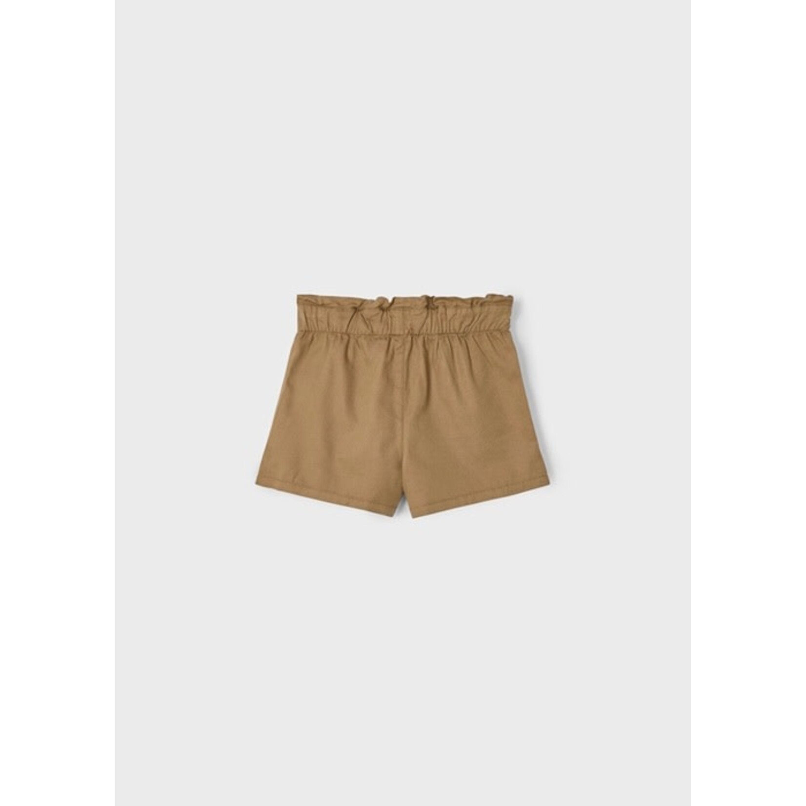 Mayoral MAYORAL - Dark brown shorts with drawstring