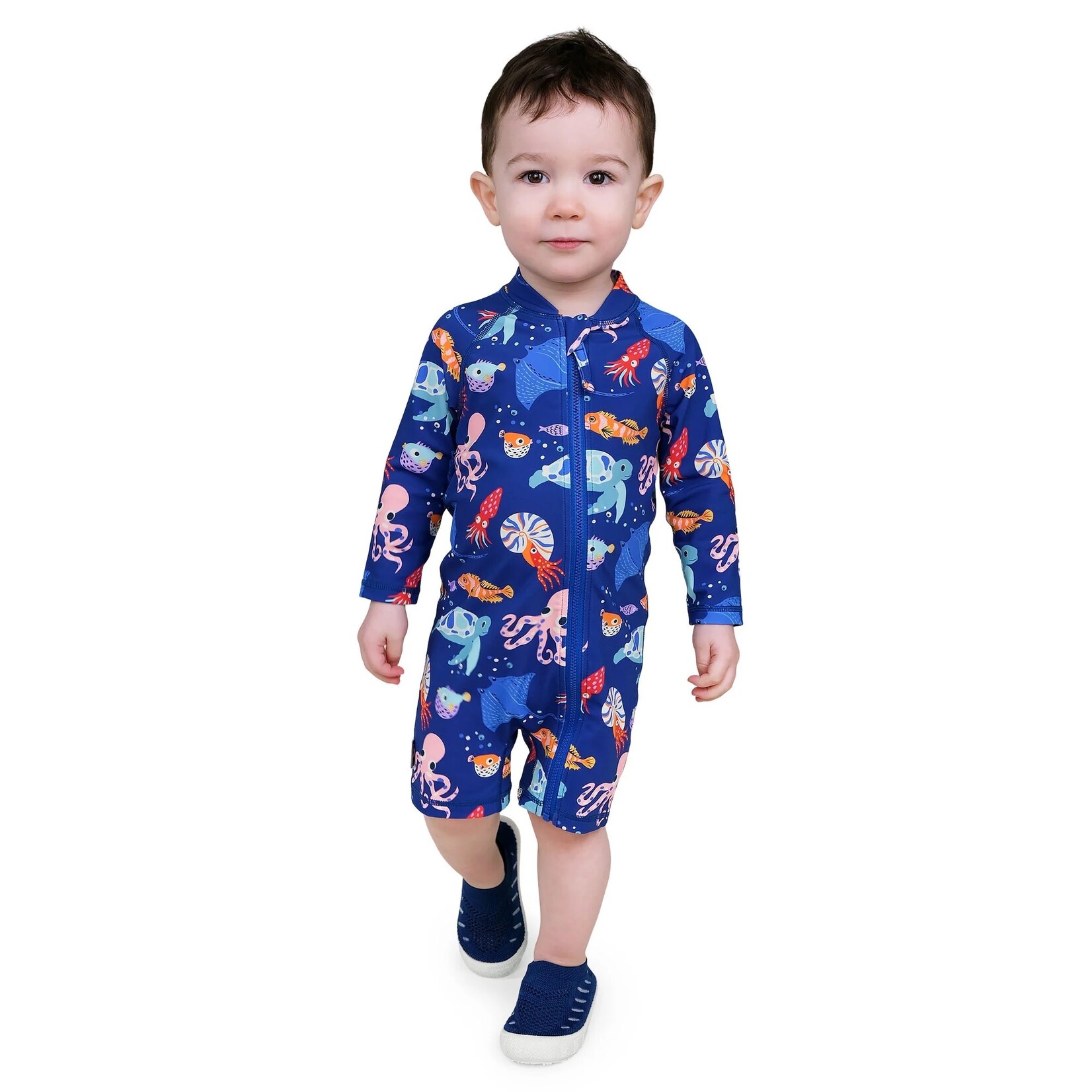 JAN&JUL JAN&JUL - Sea Friends one-piece anti-UV wetsuit