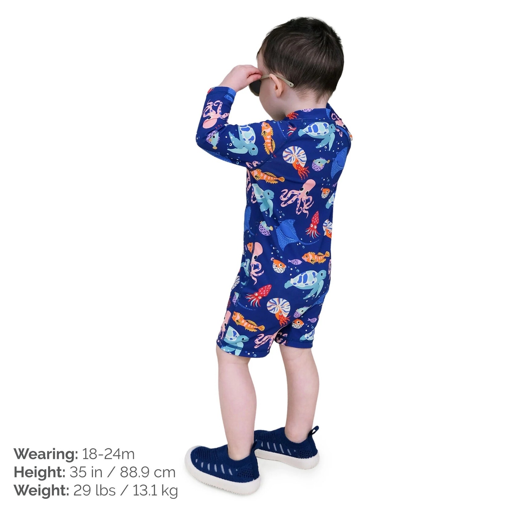 JAN&JUL JAN&JUL - Sea Friends one-piece anti-UV wetsuit
