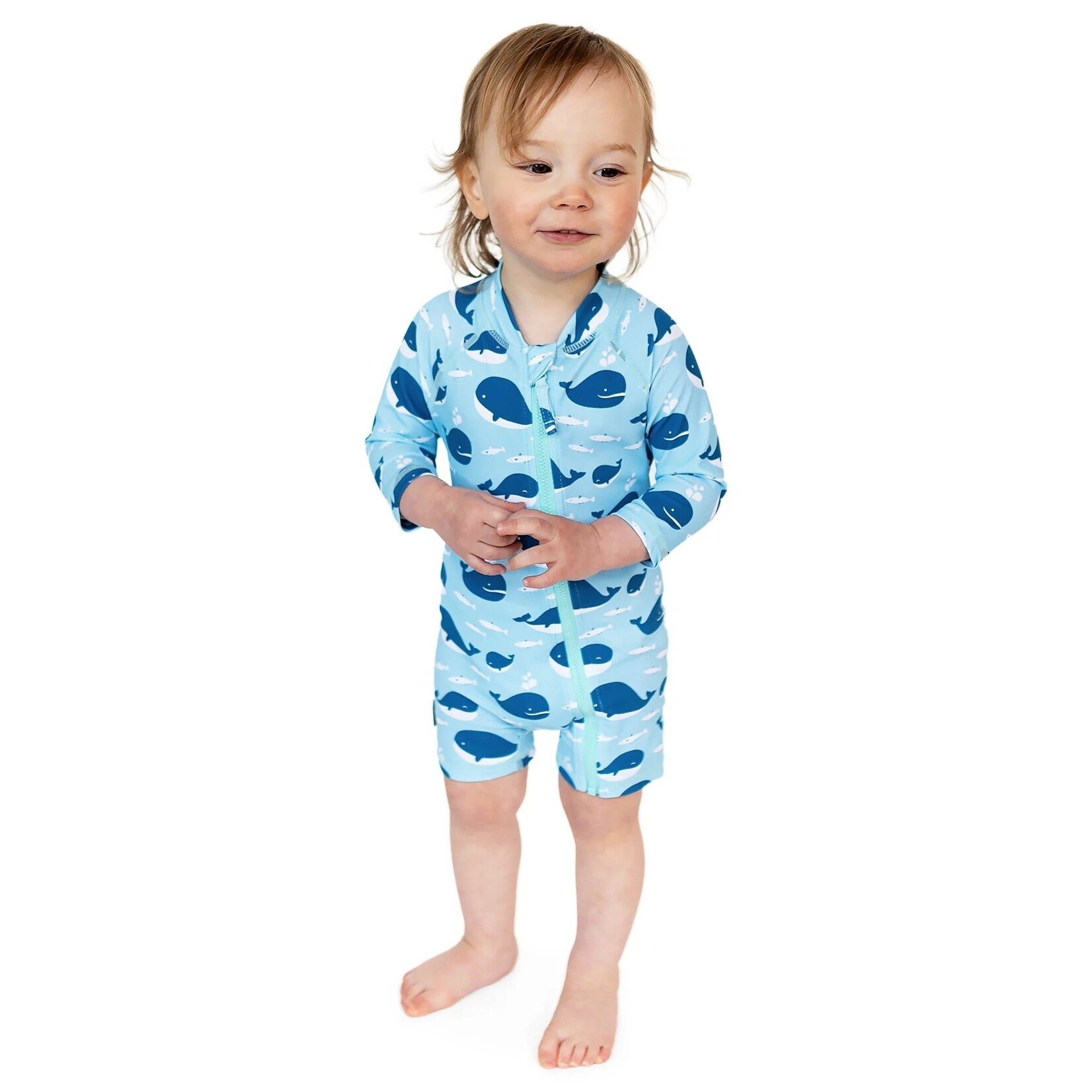 JAN&JUL  JAN&JUL - One-piece UV protection wetsuit "Blue Whale"