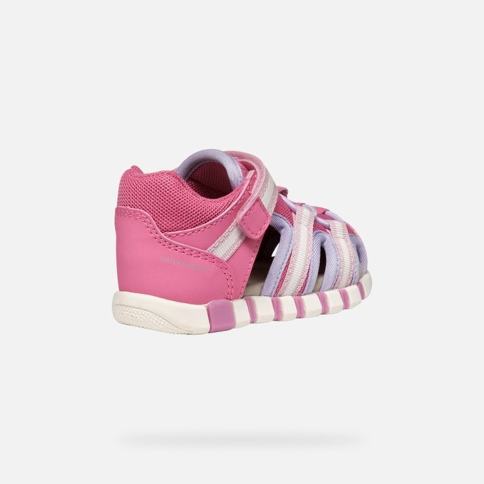 Geox GEOX - Water resistant sandal 'Iupidoo - Dk Pink/Lilac'