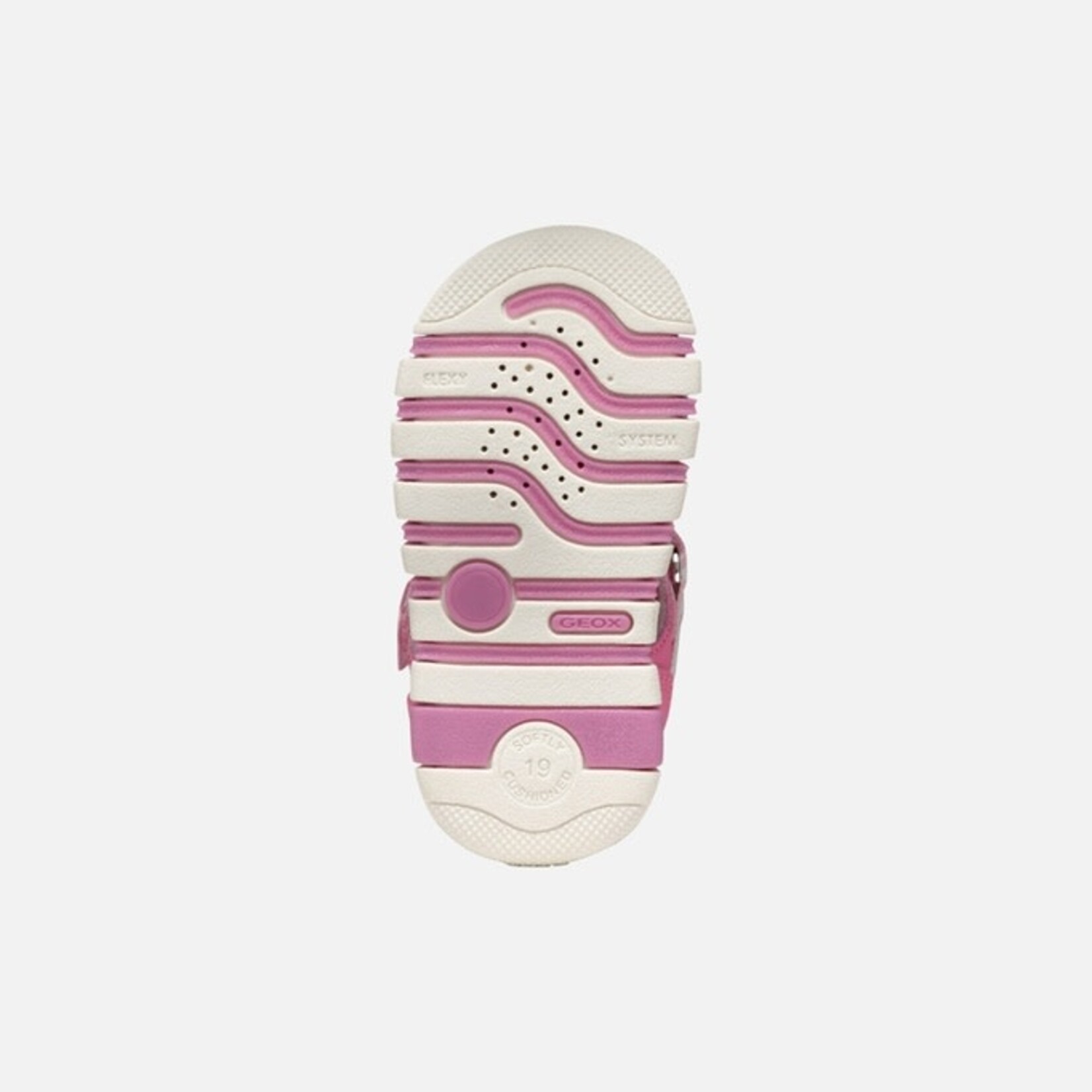 Geox GEOX - Water resistant sandal 'Iupidoo - Dk Pink/Lilac'