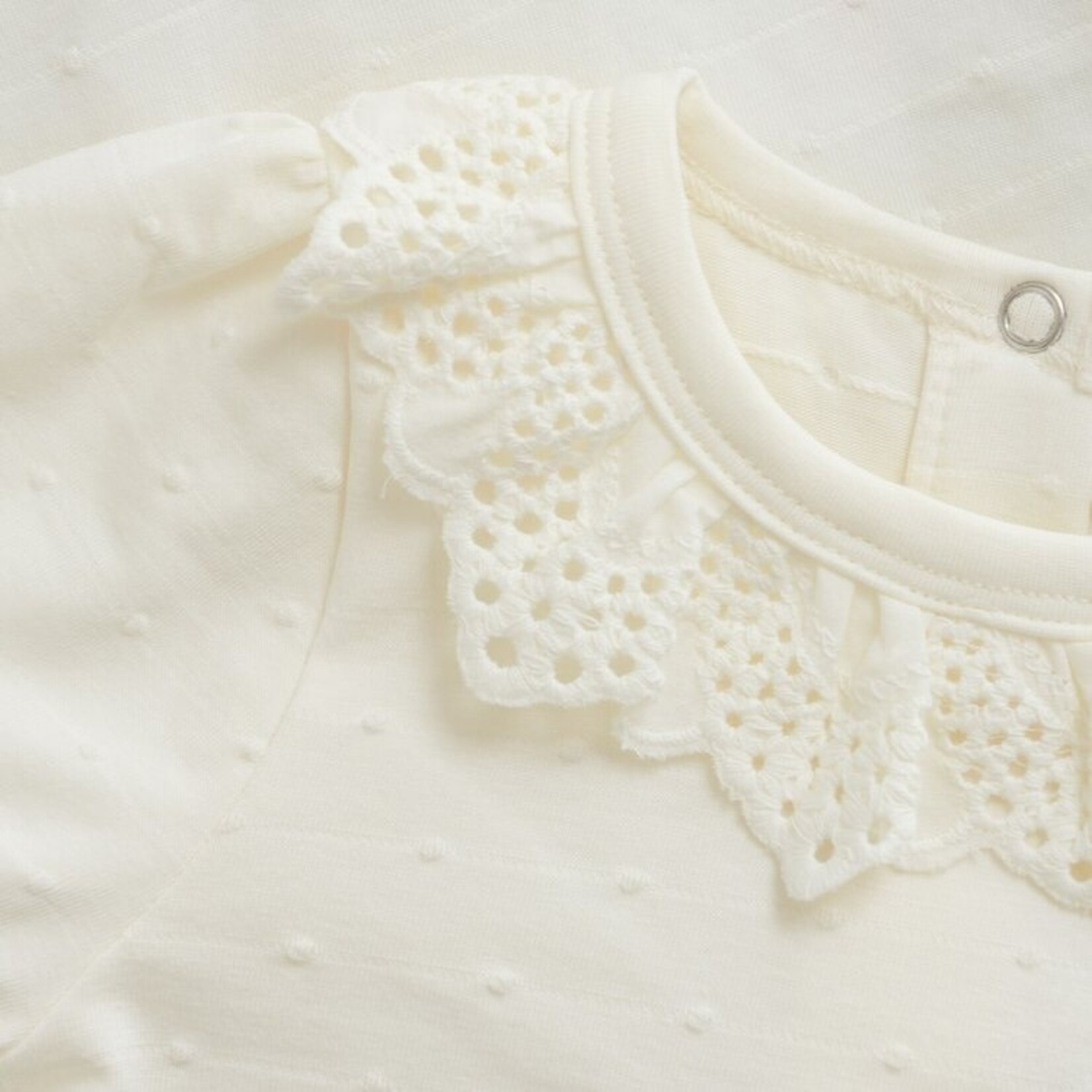 Enfant ENFANT - Creme Colored Lace Bodysuit
