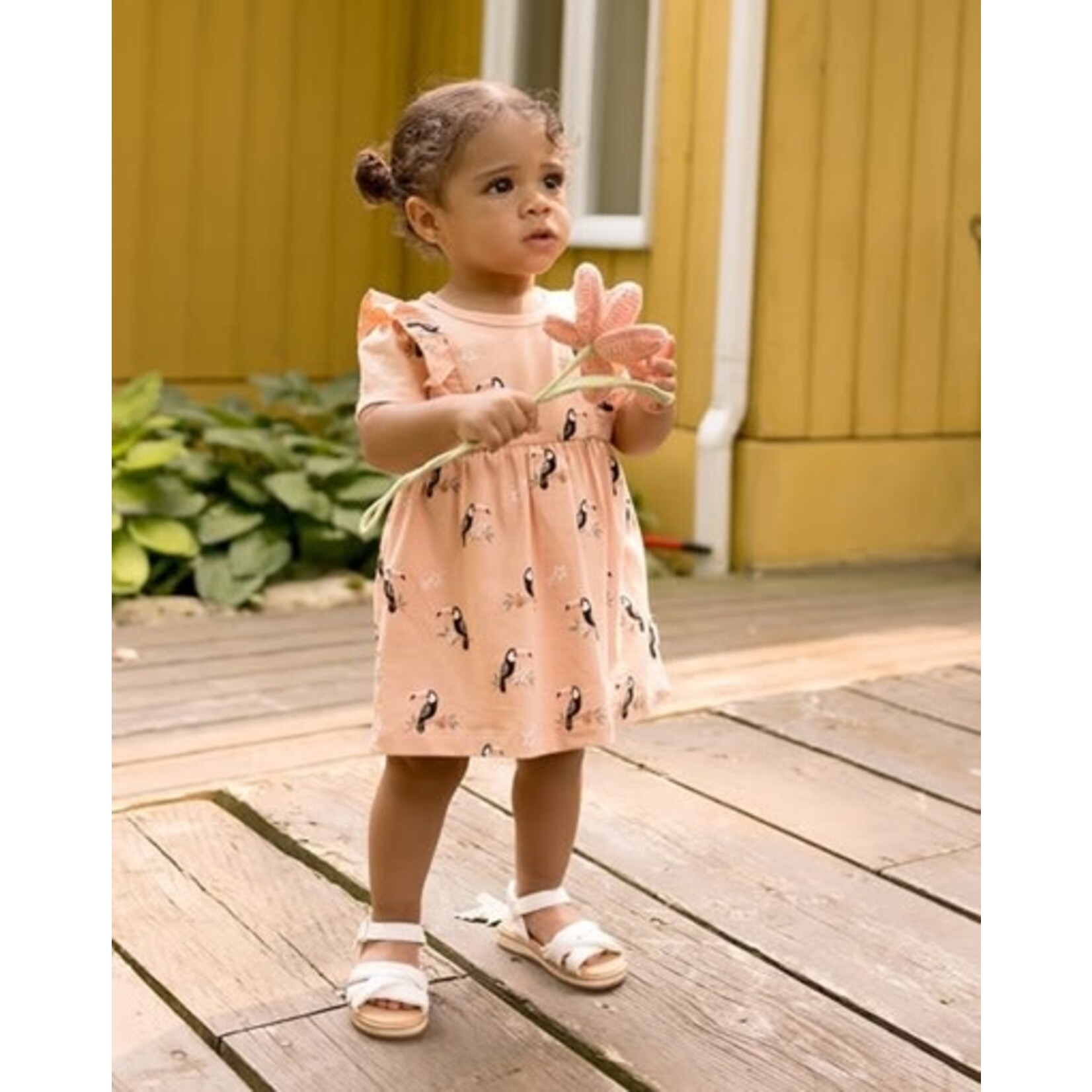 Petit Lem PETIT LEM - Toucan Print Bodysuit Dress