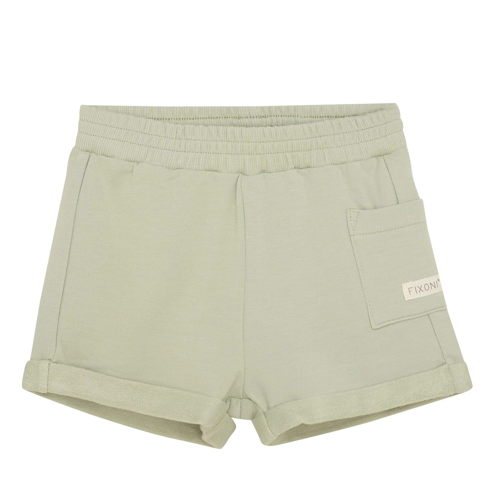 Fixoni FIXONI - Short souple en coton vert pâle