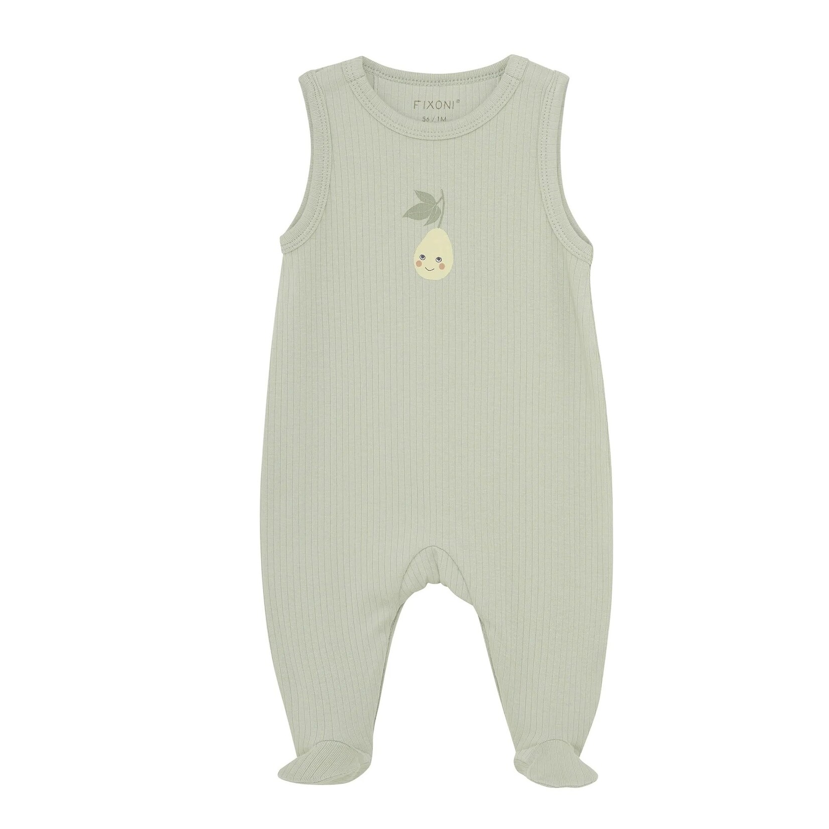 Fixoni FIXONI - Ensemble 2 pièces: Combinaison et cache-couche avec imprimé poires