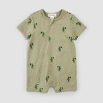 Miles the label MILES THE LABEL - Sage romper with 'Pickleball' print