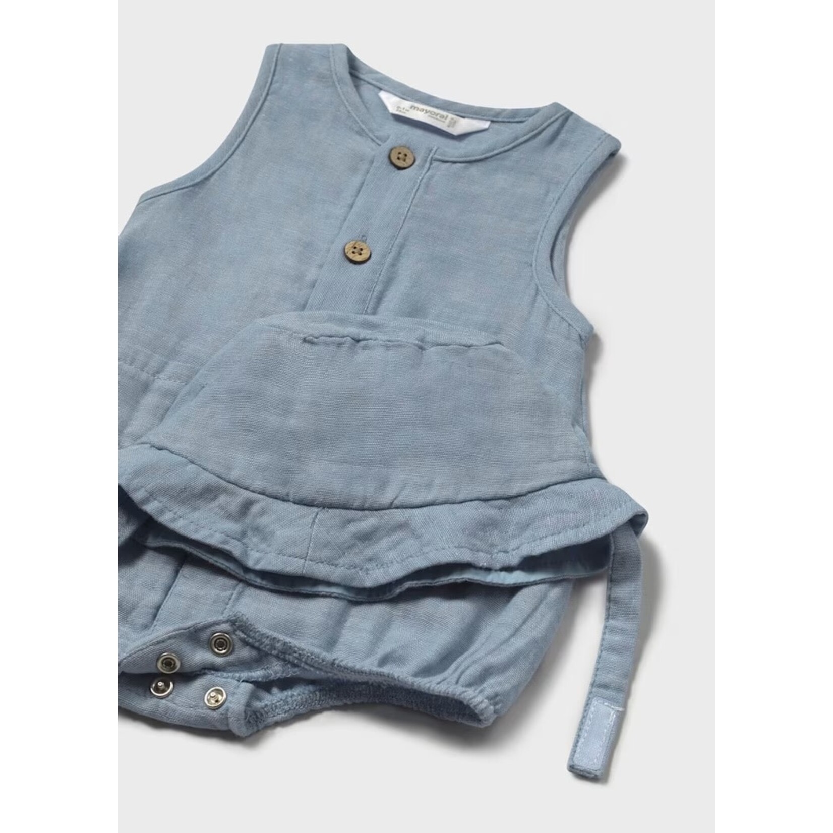 Mayoral MAYORAL - Romper and hat - Denim blue
