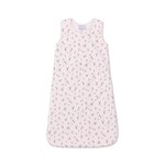 Coccoli COCCOLI - Pink sleeping bag with white flower print - 0.5 TOGS