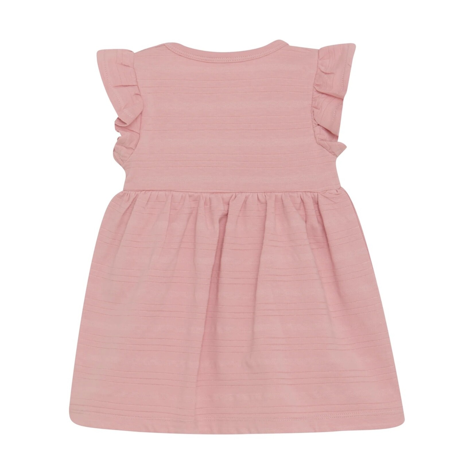 Enfant ENFANT - Robe rose foncé à manches en volant avec cache-couche intégré