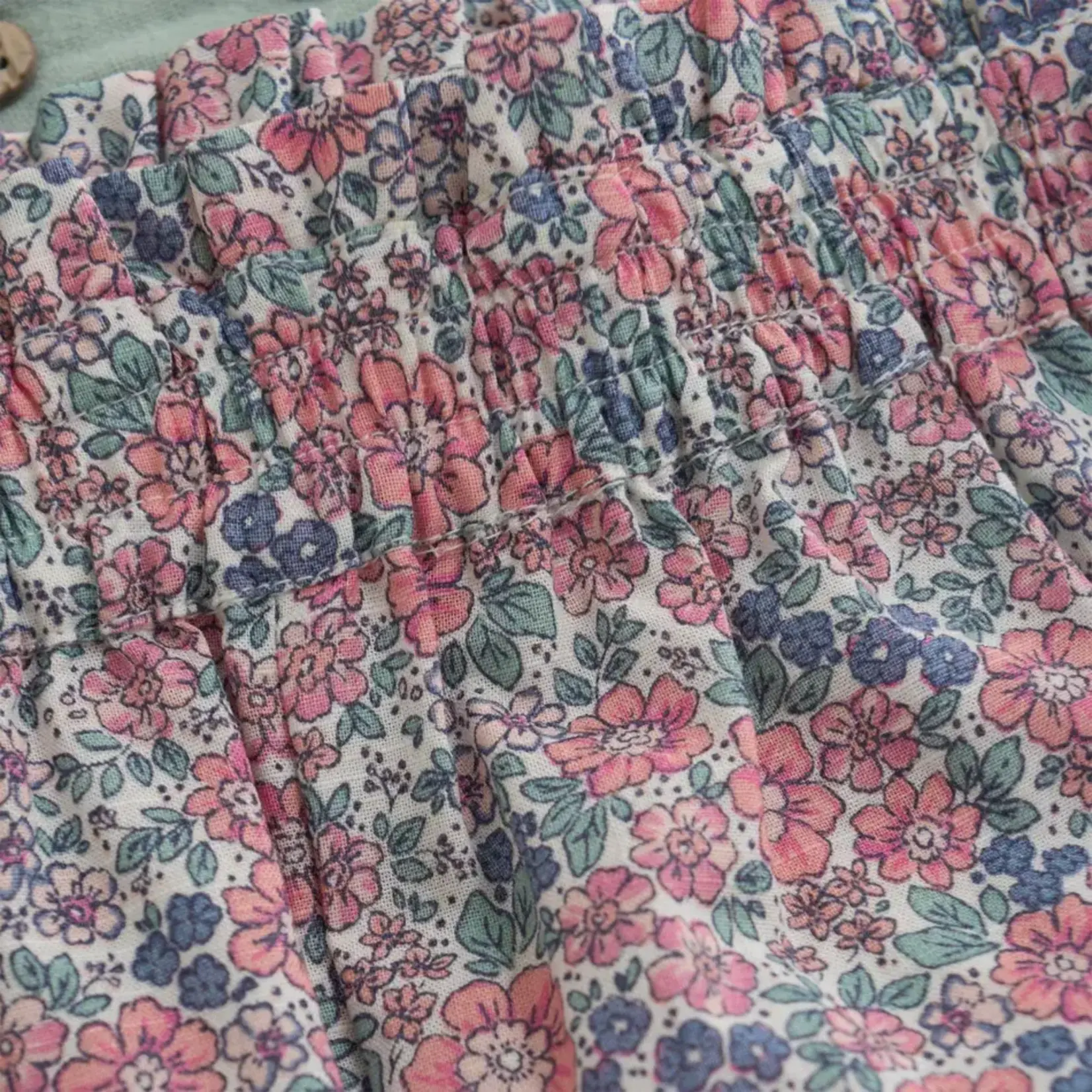 Enfant ENFANT - Short style 'bloomer' en popeline de coton avec imprimé floral