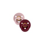Bibs BIBS - Set of 2 Pacifiers 'Pink Plum/Elderberry'